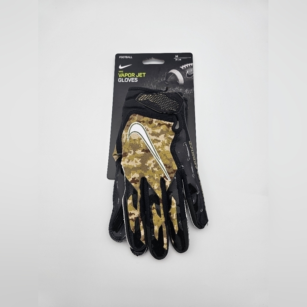 Nike Vapor Jet 6.0 NFL Salute to Service Football Gloves Mens Size L